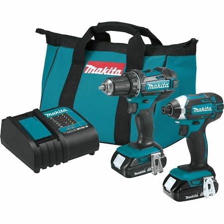 Makita 18V LXT Cordless Brushed 2 Tool Combo Kit CT225SYX