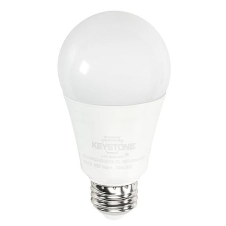Keystone A19 Omni-Directional Bulb, 60W Equivalent, E26 Medium Base, 2700K, 80 CRI, Non-Dimming, Contractor S KT-LED9A19-O-827-ND-CS /G2
