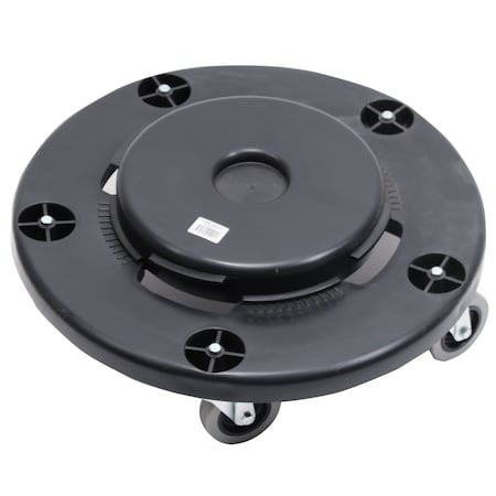 Impact Products Universal Dolly for 32, 44, 55 Gal For Round Waste Receptacles , Black PPBS-DOLLY-EA