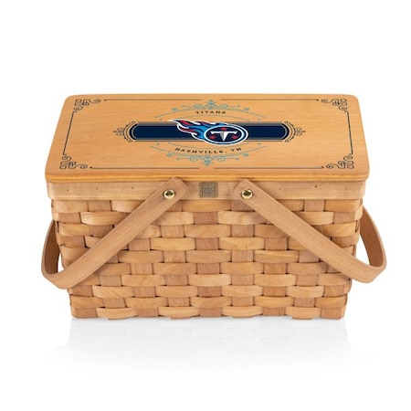 Picnic Time Family Of Brands Tennessee Titans - Poppy Personal Picnic Basket, (Beige) 124-00-299-316-2