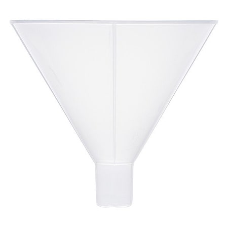 Zoro Select Lab Funnels, Polypropylene, Colorless, PK6 57224