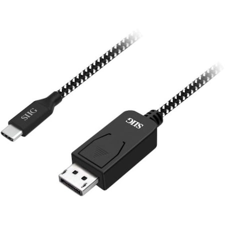 Siig 2M6.6FT  USB-C TO DP CABLE, EASILY ADD A DISPLAYPORT DISPLAY TO YOUR USB TYPE- CB-TC0A12-S1
