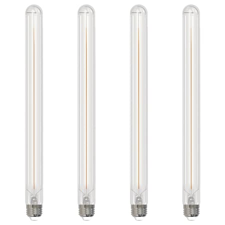 Bulbrite LED Filament 5 W Dimmable 15 Inch T9 Light Bulb with Clear Glass Finish and E26,3000K, 400Lumens, 4PK 862778