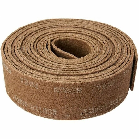 Scotch-Brite Abrasive Roll, 2" W x 30 ft. L, Tan 7100141895