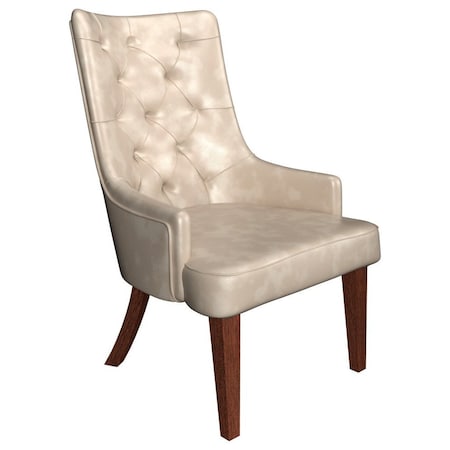 Leisuremod Spruce Collection Modern Wooden Dining Chair in Taupe SC24TP