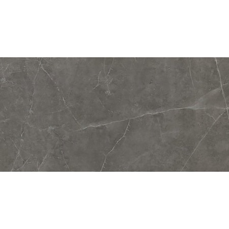 Emser Tile Sterlina II Series Porcelain Tile, 24 in L Tile, 12 in W Tile, Rectified Edge, Asphalt, 8PK F20STERAS1224