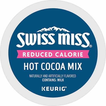 Swiss Miss K-Cup Reduced Calorie Hot Cocoa, Powder, Hot Cocoa, 22PK 5000349563