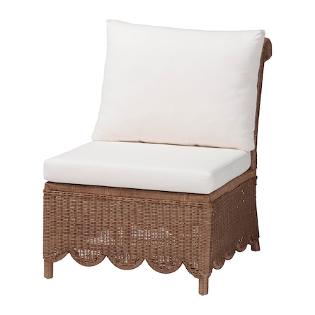 Bali & Pari Detta Natural Rattan Accent Chair 263-14480-ZORO