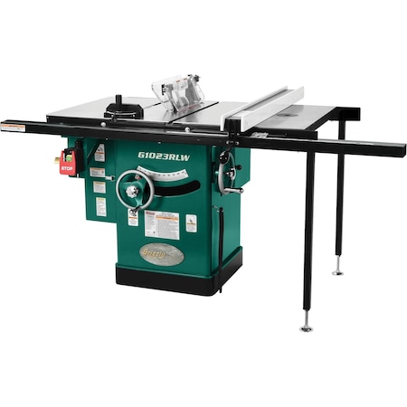 Grizzly 10" 3 HP 240V Cabinet Table Saw with Built-in Router Table G1023RLW