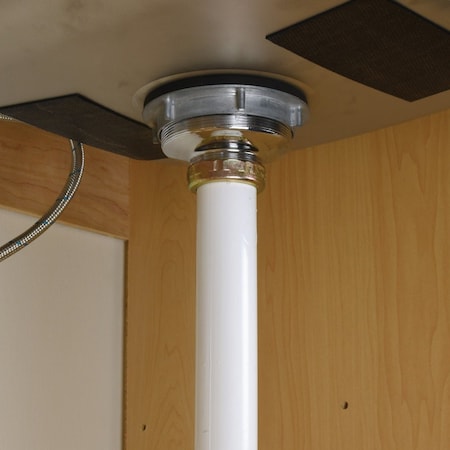 Do It Best 1-1/2'' x 12'' White Plastic Sink Tailpiece DIB906W