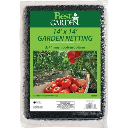 Best Garden 3/4'' Mesh 14 Ft. x 14 Ft. Protective Garden Netting 709424