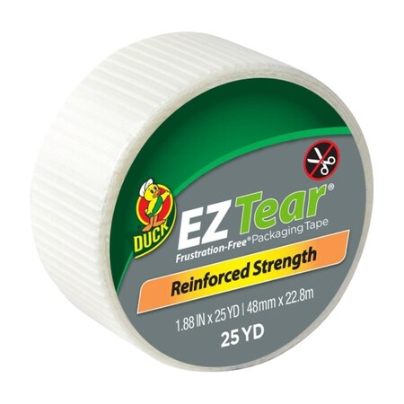 Duck Brand EZ Tear Packing Tape, 25 yd L, 1.88 in W 242708