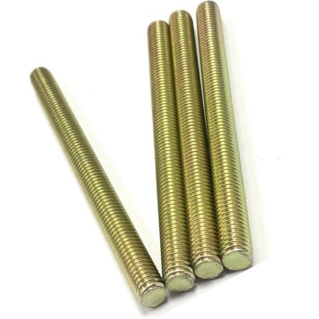 Zmg Fasteners Plus 5/16 - 24 X 24" FULLY THREADED STRAIGHT ROD SAE GR 8 J429 ZINC TRIVALENT YELLOW 2045979