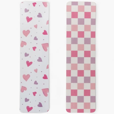 Nashville Wraps Groovy Hearts Cookie Backer Cards, 2x7.5, 25PK GCBGH27