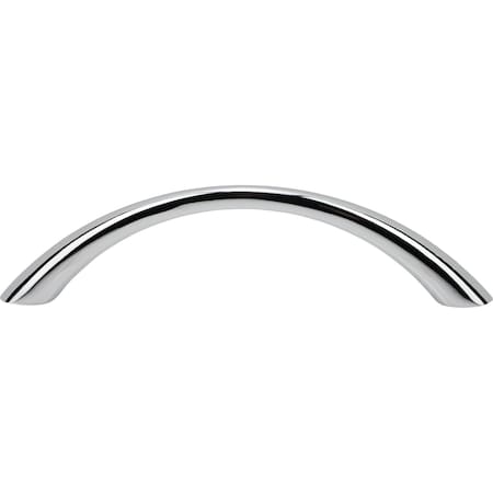 Designperfect 3-3/4'' Center-to-Center Arch Pull, Polished Chrome, 25PK DPA25H383PC