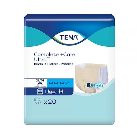 Tena Complete +Care Ultra Briefs with CurvDefence, X-Large, 100PK 67470