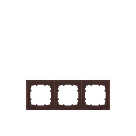 Siemens DELTA style Chocolate Frame 3Fold 5TG1323-0CH