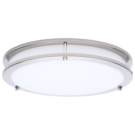 Nuvo Glamour LED 13 Inch Flush Mount Brushed Nickel Finish 27K/3K/35K/4K/5K CCT Selectable 62/1876