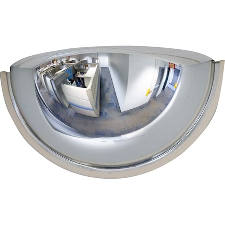Brady Dome Safety Mirror, 18in Dia 86342