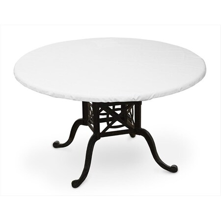 Koverroos Weathermax 32 in. Round Table Top Cover- White - 36 Dia in. 17360