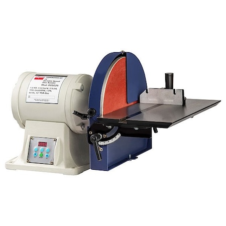 Dayton Variable Speed Disc Sander, 115/240V, 12 802G25