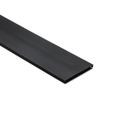 Hellerman Tyton Wiring Duct Cover for 4" Duct, 6 ft Sections, PVC, Black, 120ft/ctn, 120PK 181-94003
