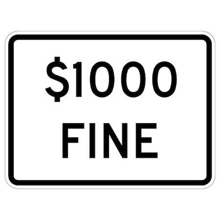 Sign Solutions Usa Traffic Sign, 36 in Width, Aluminum Sign, Horizontal Rectangle DUS06DWT3624R2-6bP1K