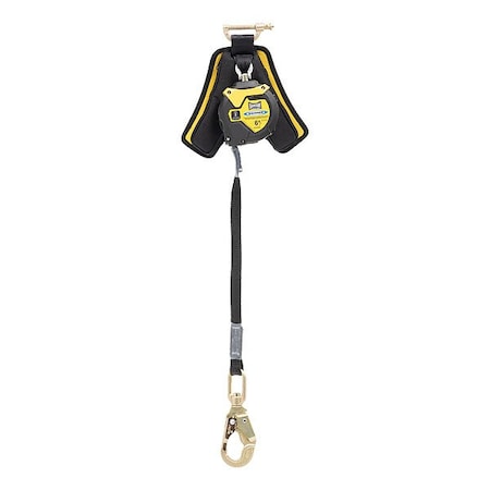 Werner Bantam Self-Retracting Lifeline, Quick-Connect, Steel, 1 Leg(s), 400 lb Weight Capacity R430006LE