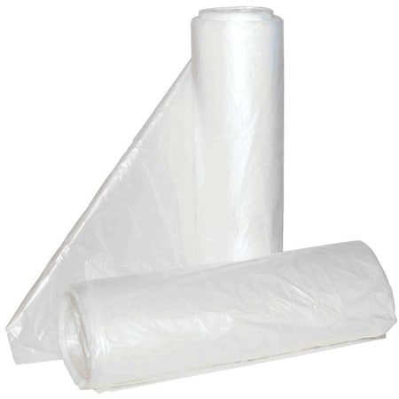 Aluf Plastics HiLene AntiMicrobial Can Liner, 24 x 33 in, 12 to 16 gal Capacity, HDPE, Clear HCR-243306C