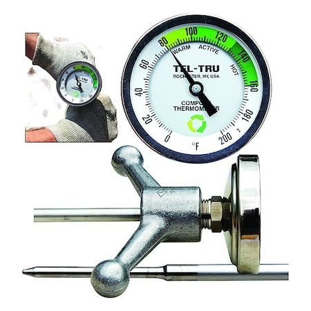 Tel-Tru Dial Thermometer 341C3650AKRDAAA