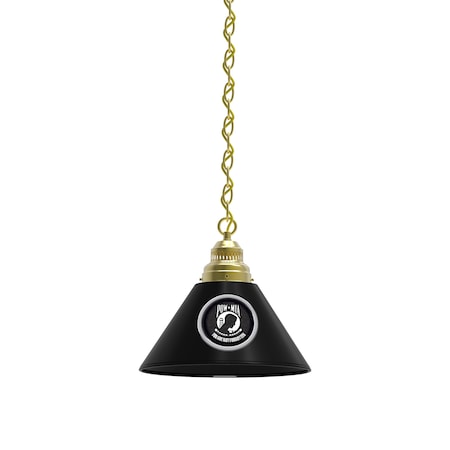 Holland Bar Stool Co POW/MIA Pendant Light, Brass Fixture BL1BRPOWMIA
