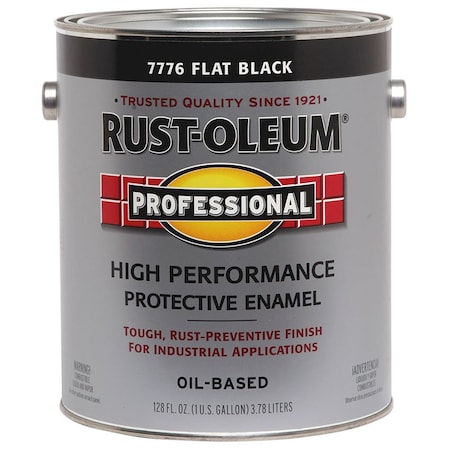 Professional Gal Flat Black Oil-Based High Performance Protective Enamel 7776402
