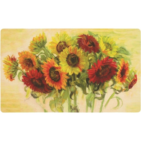 Mohawk Home Mohawk 18'' x 30'' Sunflower Kitchen Anti-Fatigue Mat 4052 17835