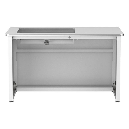 Versadesk Computer Desk, 24 in D X 31 in H, 48 in W X DV4824-WW