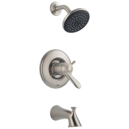 Delta Lahara Tempassure 17T Series Tub & Shower Trim In Stainless T17T438-SS