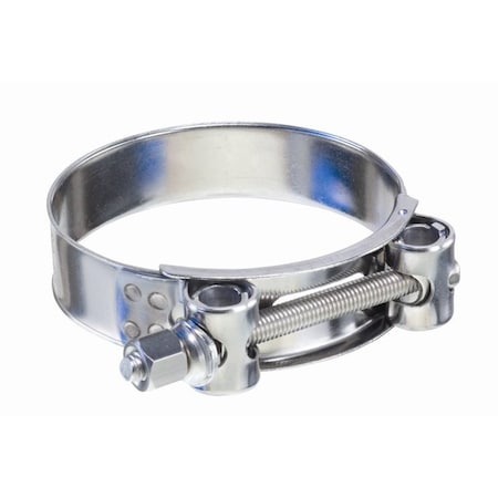 Kuriyama 5 7/8 to 6 11/32 in. Size Range Heavy Duty T-Bolt Clamp 304 Stainless Steel Band, Bolt and Nut TBC-SS161