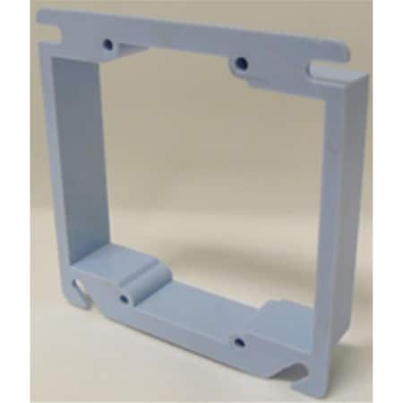 Cantex EZ06DXAR 0.5 in. PVC 2 Gang Non Metallic Square Cover 45555000