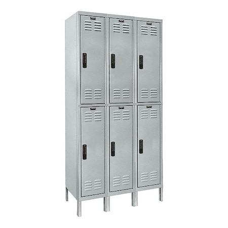 Hallowell Locker, 12 in W, 15 in D, 36 in H UEL3258-2PL