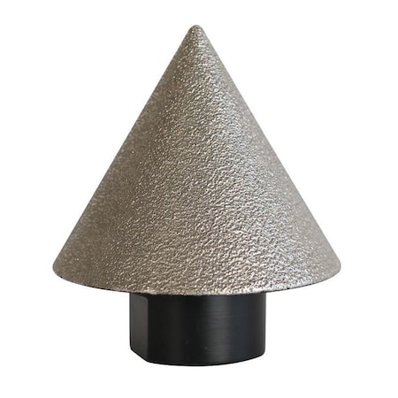 Pearl Vacuum Brazed Diamond Cone 2in 5/8in-11 PAVBC200