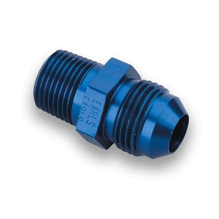 Earls 981608ERL 0.38 in. NPT Aluminum Straight Pipe Thread to -8 AN Adapter EAR981608ERL