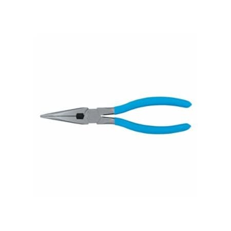 Channellock Long Nose Plier, Straight Needle Nose, High Carbon Steel, 8 in OAL 140-317-BULK