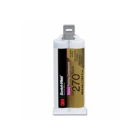 3M Scotch-Weld Epoxy Potting Compound, DP270, 48.5 ml, Duo-Pak, Black 405-638060-08975