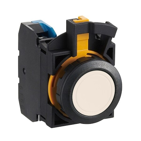 Idec CW 22mm Black bezel PB Round Flush Maint CW1B-A1E01W
