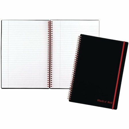 Black N Red 11-3/4 x 8-1/4" Twinwire Notebook JDKE67008