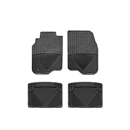 Weathertech Black, Front and Rear All Weather Floor Mats W89-W20