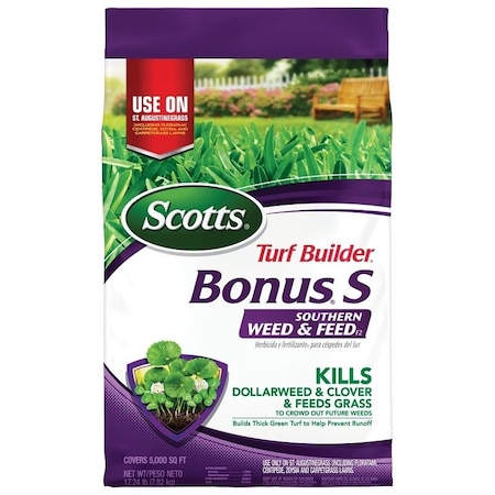 Scotts Turf Builder Bonus S 21030A Southern Weed and Feed Fertilizer, 17.34 lb 21030A