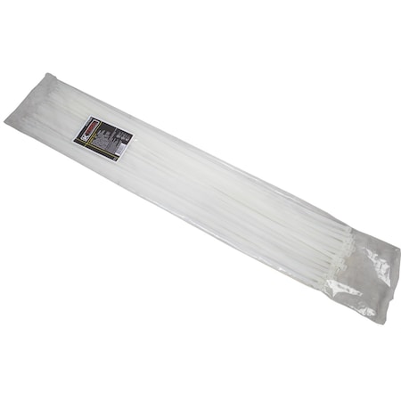 K-Tool International Cable Zip Tie 36 Inch Natural, 50PK AR-36-175-9-L