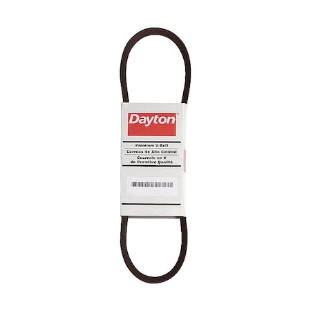 Dayton C95 Classical V-Belt, 99 in Outside Length, 7/8 in Top Width, 17/32" Thickness, 1 Ribs 13V835