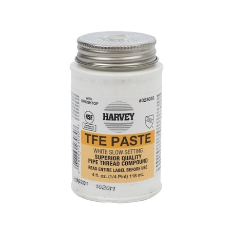 Harvey Pipe Joint Paste 4 oz, Bottle, White 023030
