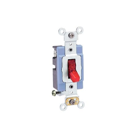 Leviton AC Quiet Switch, Red, 4.1 in H 1201-PLR